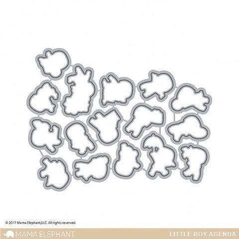 MAMA ELEPHANT: Little Boy Agenda Creative Cuts