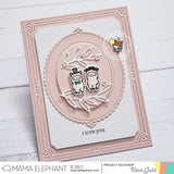 MAMA ELEPHANT: Oval Deco Frame | Creative Cuts