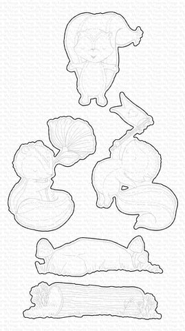 MFT STAMPS: SY Sweet Skunks | Die-namics (S)