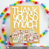 MAMA ELEPHANT: Big Thank You So Much Creative Cuts