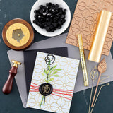 SPELLBINDERS:  Geometric Flower Background | Hot Foil Plate