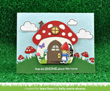 LAWN FAWN: Mushroom House Lawn Cuts Die