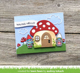 LAWN FAWN: Mushroom House Lawn Cuts Die