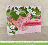 LAWN FAWN: Outside In Stitched Strawberry | Lawn Cuts Die