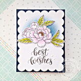 SUNNY STUDIO: Pink Peonies | Sunny Snippets