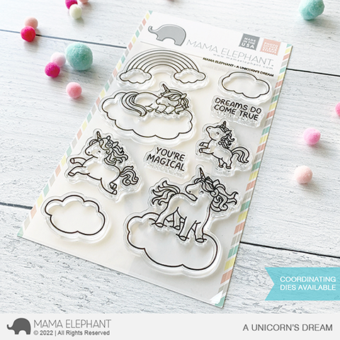 MAMA ELEPHANT: A Unicorn's Dream | Stamp