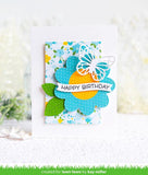 LAWN FAWN: Stitched Flower Frame Lawn Cuts Die