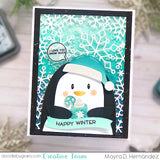 LAWN FAWN: Woodland Critter Huggers | Winter Add-On | Lawn Cuts Die