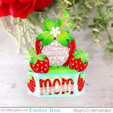 LAWN FAWN: Stitched Strawberry Frame | Lawn Cuts Die